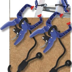 Holden USA - Ladder Clamp Stabilizer Clip – Secure Safety Clamp for Roof, Gutters, and Wall Prep – Durable Support Cord for Roofing and Gutter Tasks